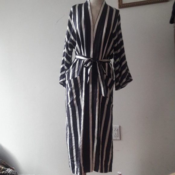 Aritzia Other - Aritzia wilfred Striped Robe Lounge Wear small